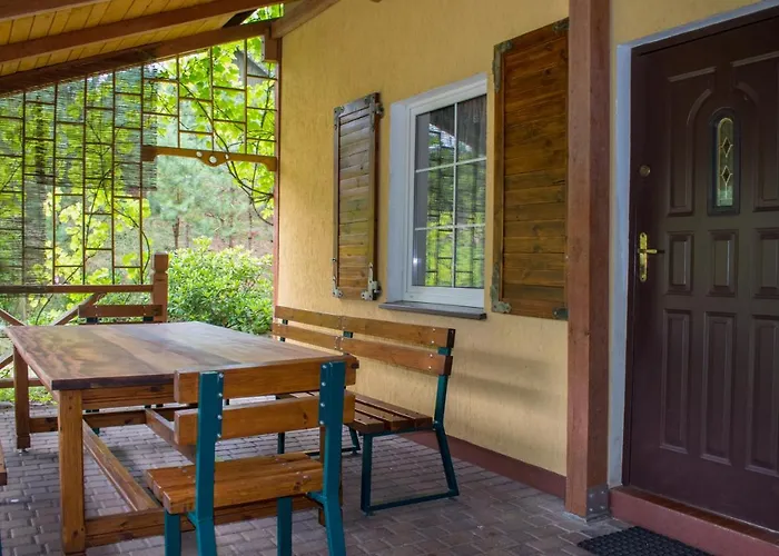 بيت للعطل Nad Jeziorem Wsrod Lasow *